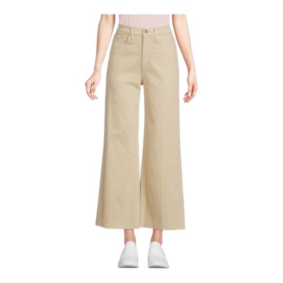 Joe's Jeans High Rise Wide Leg light tan size 34 - Picture 1 of 8